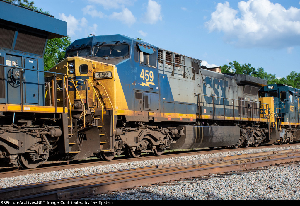 CSX 459 trails on L795 (Waycross to Jacksonville turn)